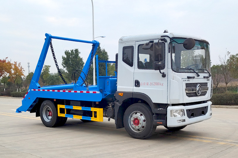 东风D9摆臂式垃圾车 8方 10方垃圾箱